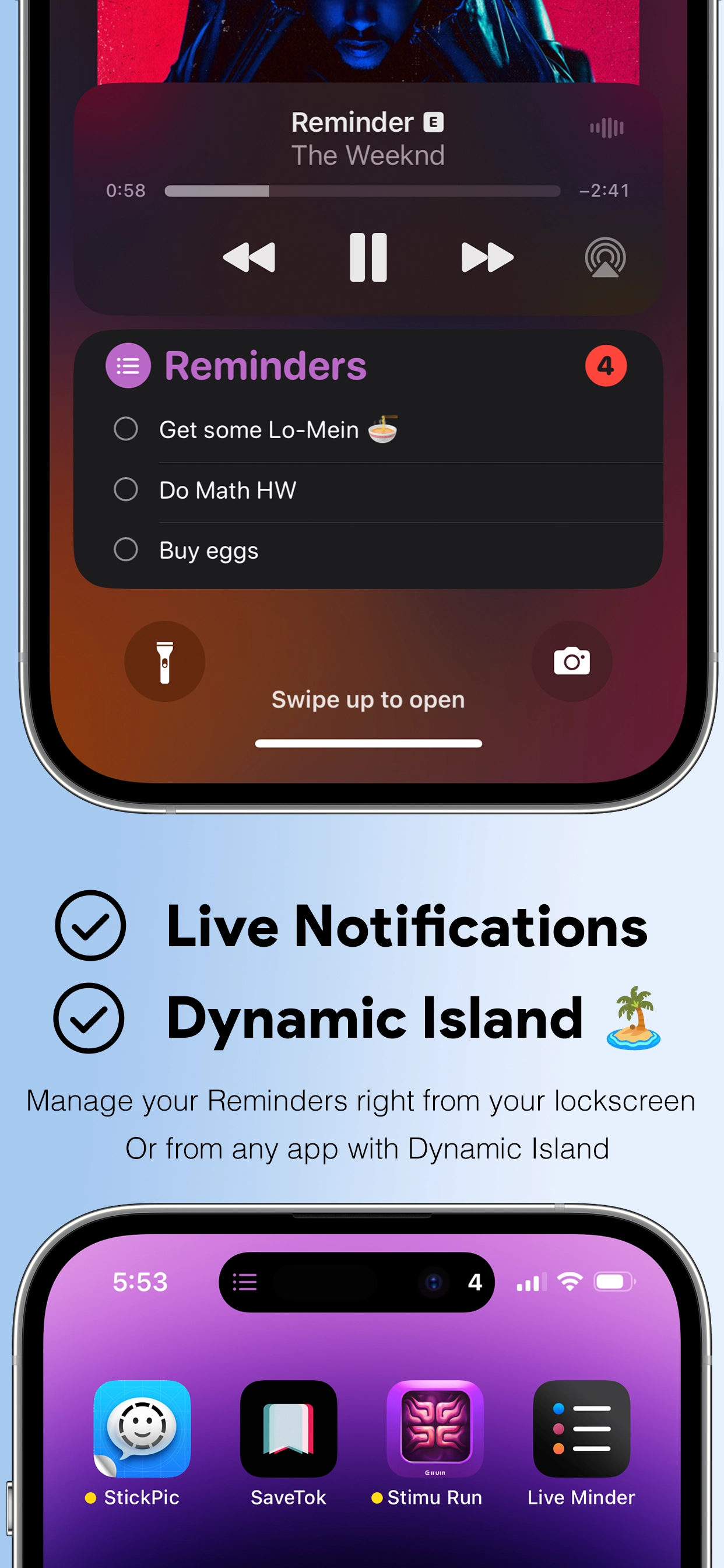 Live Minder App Screenshot 1